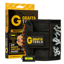 Load image into Gallery viewer, GRAFTA Magnetic Wristband with Mini Spirit Level
